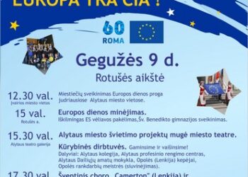 Europos dieną Alytuje kvepės pyragais. (papildyta: dėl oro sąlygų renginys perkeliamas į teatrą)