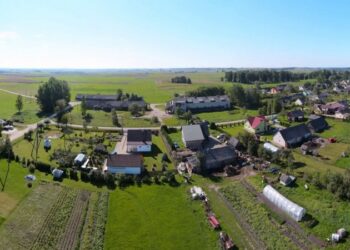 Krokialaukio seniūnijos gyventojai patys puošė eglutę