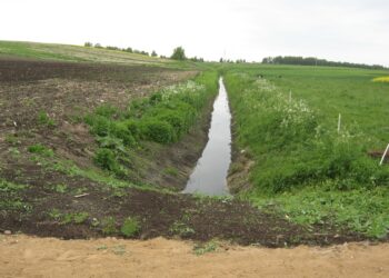 Numatyta suremontuoti beveik 6 km melioracijos griovių