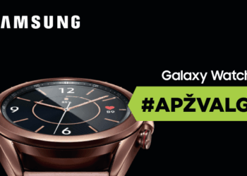 Pirmas žvilgsnis į „Samsung Galaxy Watch 3“ [VIDEO apžvalga]
