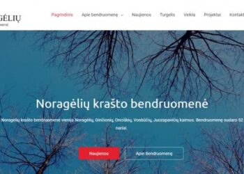 Noragėlių krašto bendruomenės internetinė svetainė palengvins prekių ir paslaugų mainus tarp vietos gyventojų