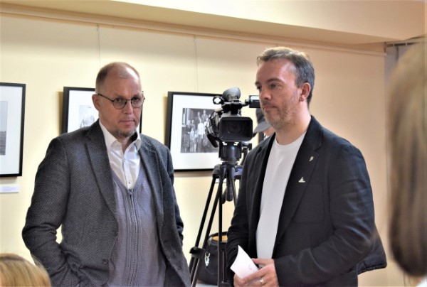 Vytautas V. Landsbergis ir Tomas Ivanauskas